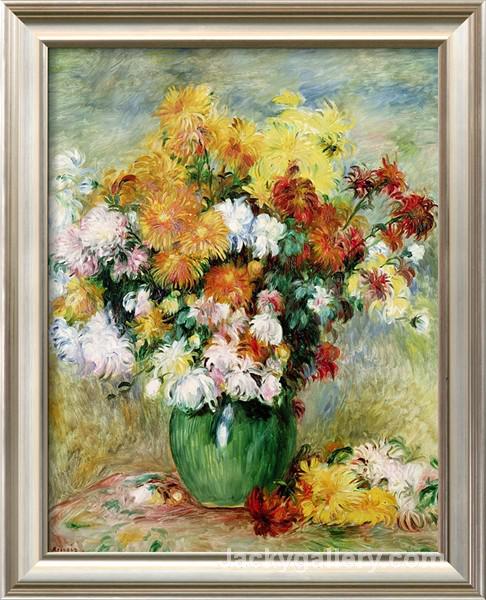 Bouquet of Chrysanthemums by Pierre Auguste Renoir paintings reproduction